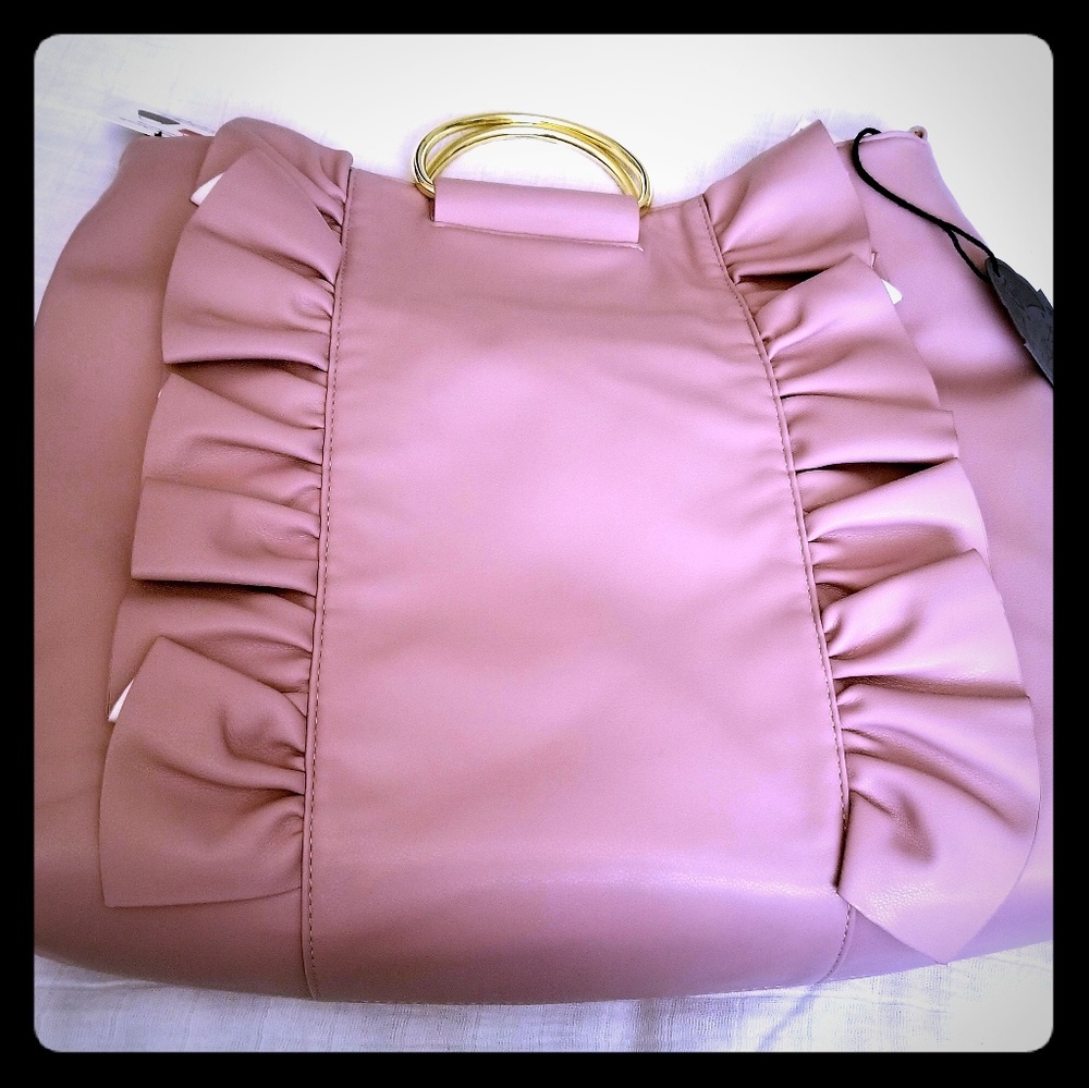 T shirt and Jean's Ruffle Tote bag